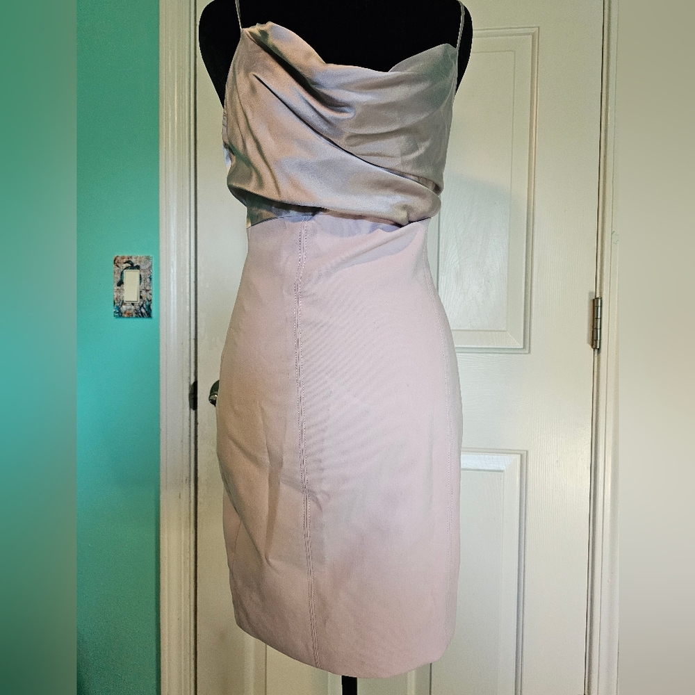 Cinq à Sept Lavender Bodycon Cocktail Dress Women's Size 4